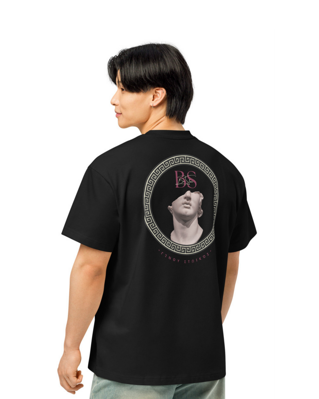 Camiseta Boxy ESTOA — Filosofía Estoica | Edición Black