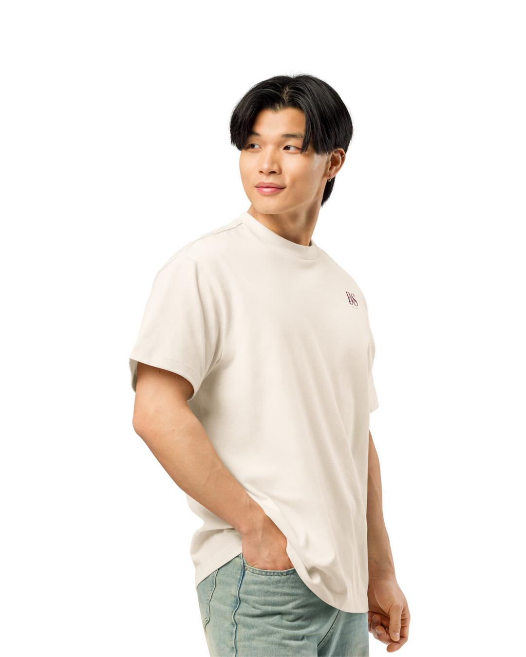 Camiseta Boxy ESTOA — Filosofía Estoica | Edición Vintage White/Blanco