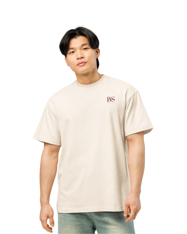 Camiseta Boxy ESTOA — Filosofía Estoica | Edición Vintage White/Blanco