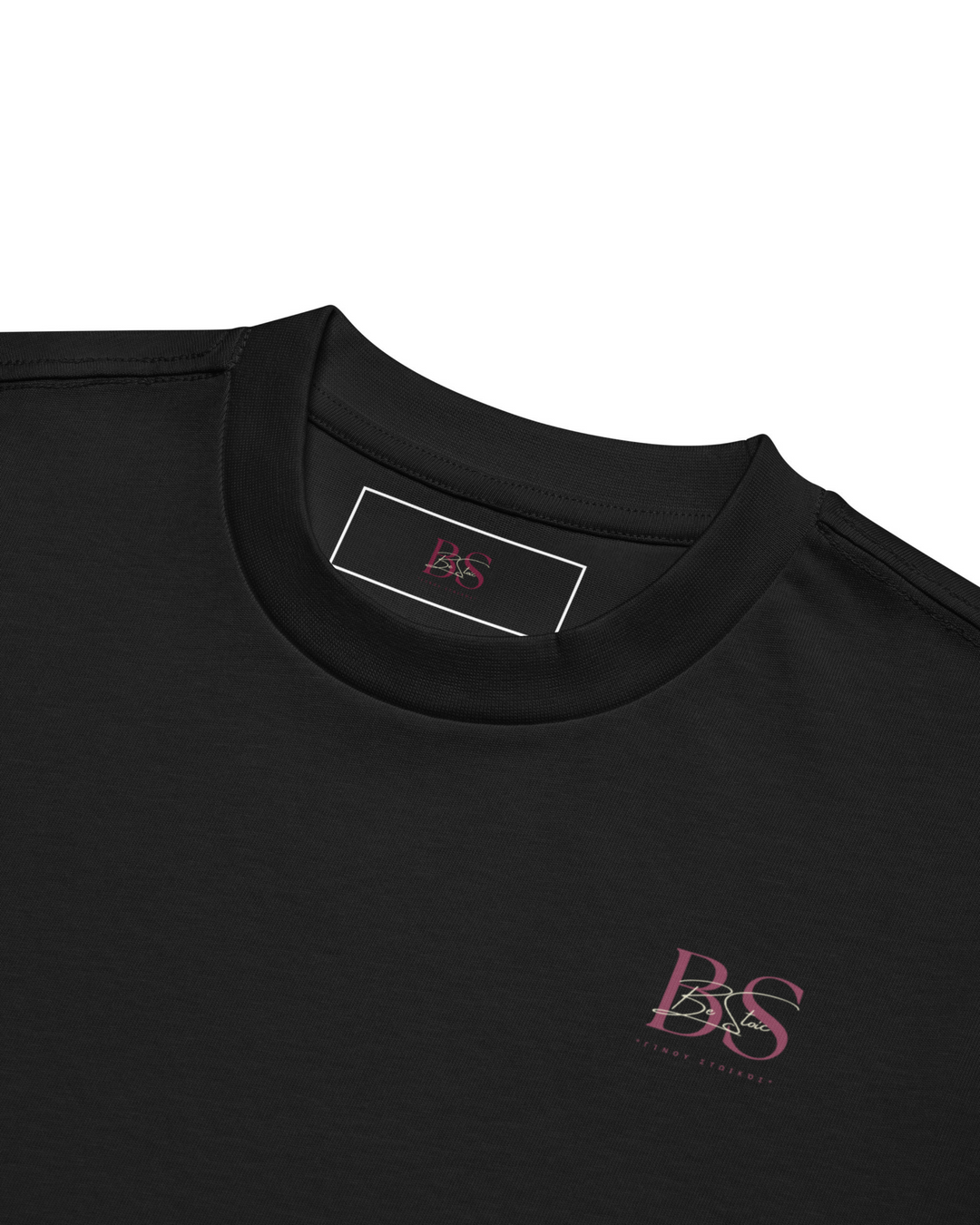 Camiseta Boxy ESTOA — Filosofía Estoica | Edición Black