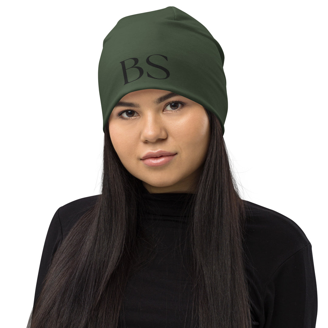 Gorro Be Stoic “BS” – Verde Oliva Minimal