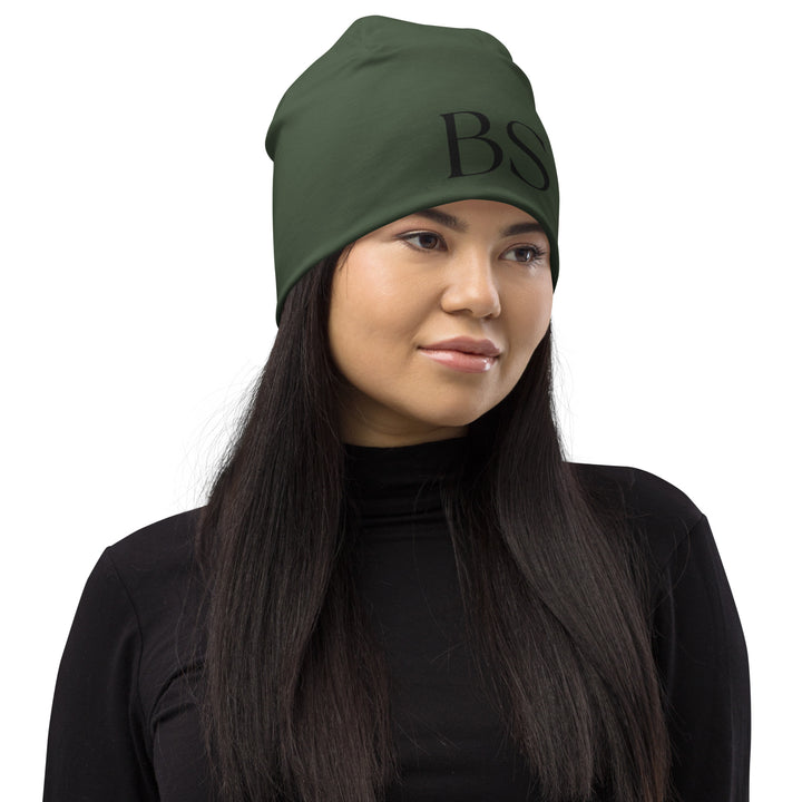 Gorro Be Stoic “BS” – Verde Oliva Minimal