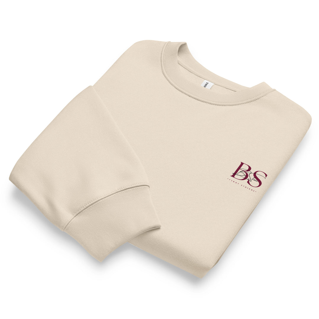 Sudadera ESTOA — Filosofía Estoica | Heavyweight Oversize | Edición Vintage White/Blanco