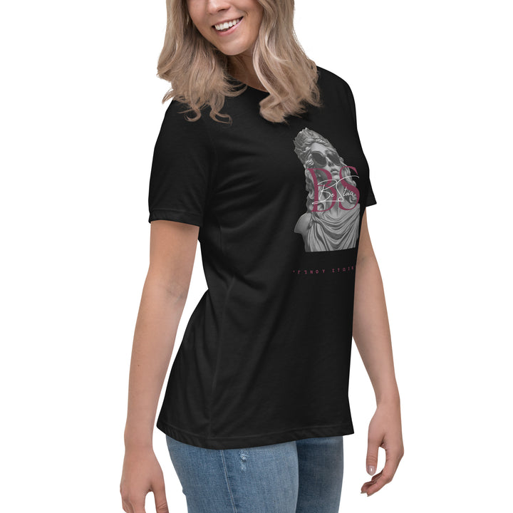 Camiseta negra Mujer Victoria — Be Stoic