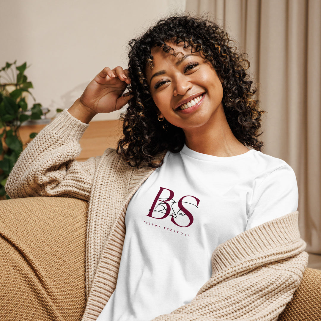 Camiseta Mujer Be Stoic Essential – Algodón Premium Suave | Corte Relajado
